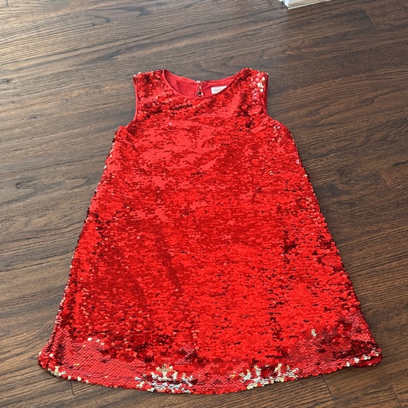 Cat & Jack Other - Size XS Red Sequin Sleeveless Dress